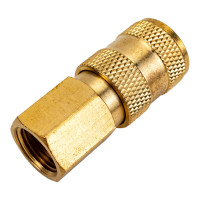 Пневматический быстроразъем с клапаном Rockforce внутренняя резьба 3/8" в держателе RF-BSE1-3SF(1740)