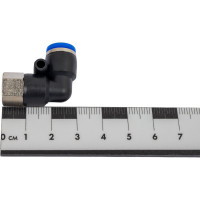 Фитинг угловой для пластиковых трубок (6 мм; 1/8F) ROCKFORCE RF-SPLF06-01(2316)