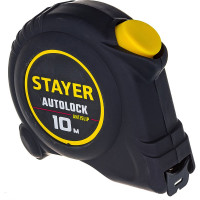 Рулетка с автостопом Stayer AutoLock 10м / 25мм 2-34126-10-25