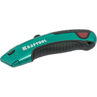 Универсальный нож с автостопом KRAFTOOL Grand-24 2 трап. лезвия А24 09241_z02