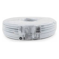 Телефонный кабель Cablexpert 4 жилы, плоский, многожильный, 100 м, белый TC1000S-100m