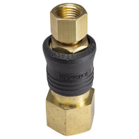 Быстроразъем пневматический с клапаном внутренняя резьба 1/2 ONE TOUCH в держателе ROCKFORCE RF-SE6-4SF(1999)