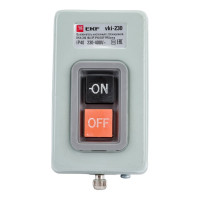 Кнопочный выключатель EKF с блокировкой, ВКИ-230, 16А, 3P, IP40, PROxima vki-230