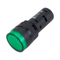 Лампа TDM ELECTRIC AD-16DS LED матрица d16мм зеленый 110В AC/DC SQ0702-0068