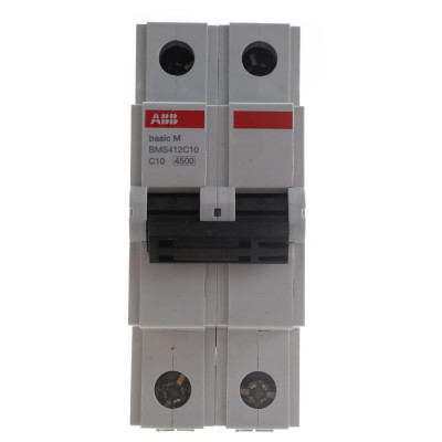 ABB Авт. выкл. 2P, 10A, C, 4,5кА, BMS412C10 2CDS642041R0104