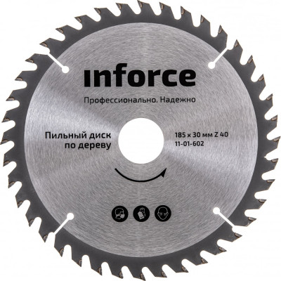 Диск пильный по дереву Inforce 11-01-602