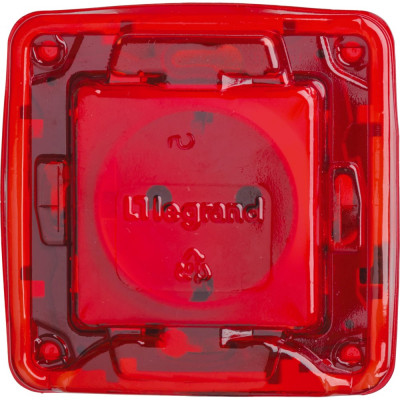 Legrand Крышка защитная Legrand Etika красный 665098
