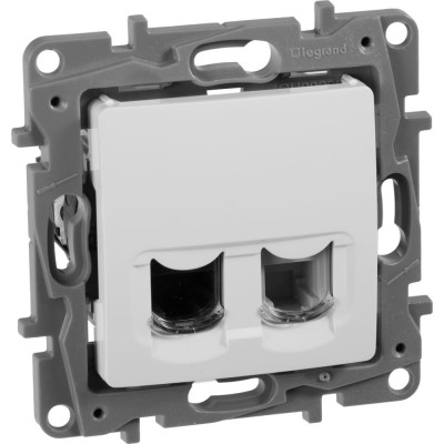 Legrand РозRJ11+RJ45 5е UTP БЕЛ ETIKA 672252