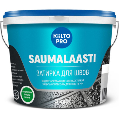 Kiilto saumalaasti 27 затирка 3кг красный t3188.003