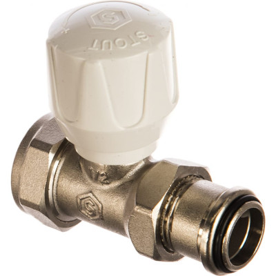 STOUT Клапан ручной терморегулирующий, прямой 1/2 SVR 2122 000015 RG008VL0LIKQBM