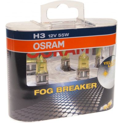 OSRAM Автолампа H3 55 PK22S FOG 2600K ,2шт 12V ,1,10 62151FBR-HCB