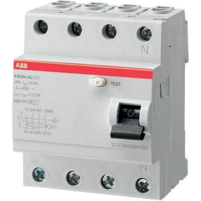 Выключатель дифференциального тока ABB FH204 2CSF204003R3250