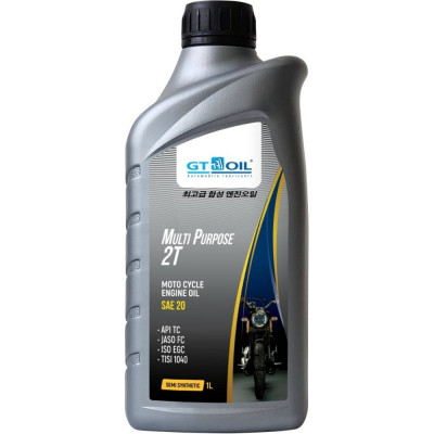 Масло GT OIL Multi Purpose 2T SAE 20 API TC 8809059407660