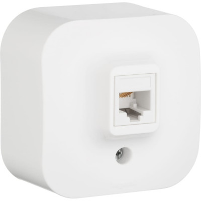 Legrand Розетка телефонная RJ11 Legrand Quteo IP20 накладной монтаж белый 782214