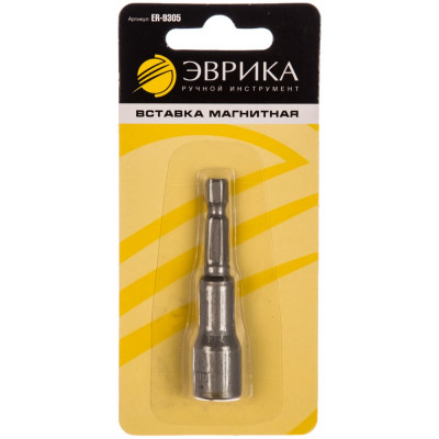 Магнитная шестигранная вставка-головка для шуруповерта Эврика ER-9305