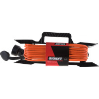 Gigant Удлинитель на рамке б/з ПВС 2х0,75 6A 10м IP 44 INDUSTRY EG PE-007
