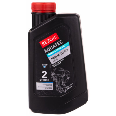 Двухтактное масло REZOIL AQUATEC NMMA TC-W3