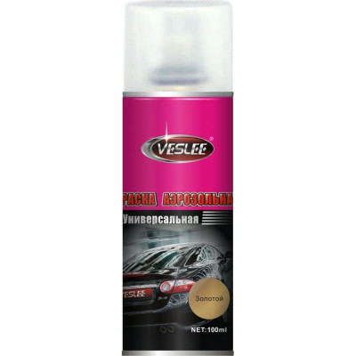 Veslee Краска аэрозольная 100ml золото VL-P2E G