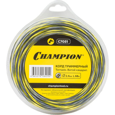 CHAMPION Корд трим. Tornado 2.4мм 68м C7051