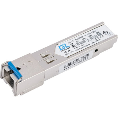 GIGALINK Модуль SFP, WDM, 155Mb/1,25Gb/s одно волокно SM, SC GL-OT-SG06SC1-1310-1550-B