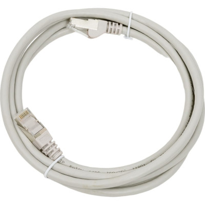 TWT Патч-корд RJ45-RJ45, 4 пары, FTP, категория 6, 2 м, серый, 45-45-2.0/S6-GY