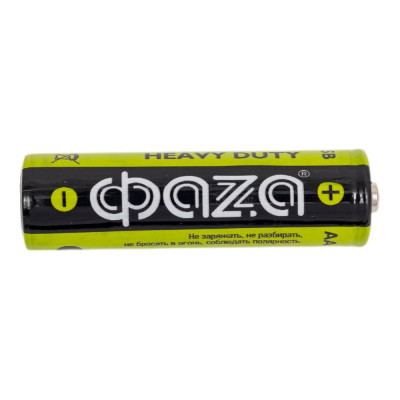 ФАZА Батарейка Элемент питания солевой AA/R6 1.2В Heavy Duty Shrink-4 (упаковка 4шт) 5002296