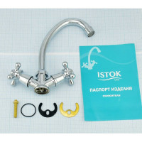 Istok Смеситель для мойки двуручный 0402.712