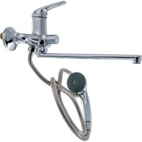 Ledeme Смеситель для ванны с длинным изливом и душем L2239-B хром 89765