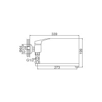 Смеситель для ванны Ledeme L2113 806200