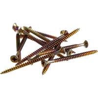 Универсальный саморез по дереву КрепСтройГрупп 4х60 желтый цинк, 150 шт. 145438