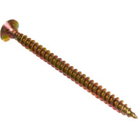 Универсальный саморез по дереву КрепСтройГрупп 4х60 желтый цинк, 150 шт. 145438