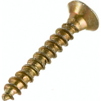 Универсальный саморез по дереву КрепСтройГрупп 3х20 желтый цинк, 500 шт. 145414