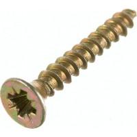 Универсальный саморез по дереву КрепСтройГрупп 3х20 желтый цинк, 500 шт. 145414
