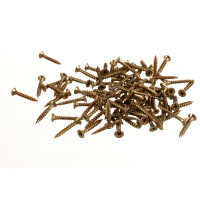 Универсальный саморез по дереву КрепСтройГрупп 3х20 желтый цинк, 500 шт. 145414