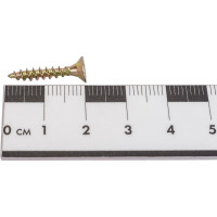 Универсальный саморез по дереву КрепСтройГрупп 3,5х20 желтый цинк, 500 шт. 145406