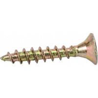 Универсальный саморез по дереву КрепСтройГрупп 3,5х20 желтый цинк, 500 шт. 145406