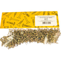 Универсальный саморез по дереву КрепСтройГрупп 3,5х16 желтый цинк, 500 шт. 145405