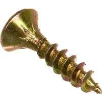 Универсальный саморез по дереву КрепСтройГрупп 3,5х16 желтый цинк, 500 шт. 145405