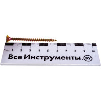 Универсальный саморез по дереву КрепСтройГрупп 5х60 желтый цинк, 100 шт. 145449