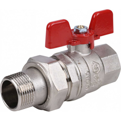 Шаровой полнопроходной кран STOUT с американкой, ВР/НР 3/4 SVB-1007-000020 RG008SHJJUQFH1