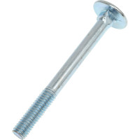 Мебельный болт КРЕП-КОМП цинк, DIN603, 6х60, пр. 5.8, фасовка 150 шт. бм660ф