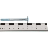 Мебельный болт КРЕП-КОМП цинк, DIN603, 6х60, пр. 5.8, фасовка 150 шт. бм660ф