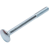 Мебельный болт КРЕП-КОМП цинк, DIN603, 6х70, пр. 5.8, фасовка 100 шт. бм670ф