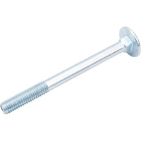 Мебельный болт КРЕП-КОМП цинк, DIN603, 6х70, пр. 5.8, фасовка 100 шт. бм670ф