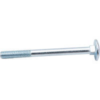 Мебельный болт КРЕП-КОМП цинк, DIN603, 6х70, пр. 5.8, фасовка 100 шт. бм670ф
