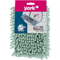 Плоская насадка для швабры/держателя 40 см YORK МОП Salsa карманы, ворсистая микрофибра, ворс 2 см 081310