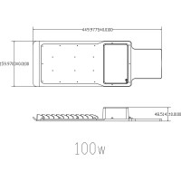 Светильник уличный светодиодный ЭРА SPP-503-0-50K-100 100Вт 10000лм 5000К КСС Ш IP65 Б0043669