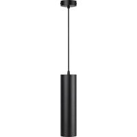 Подвесной светильник ЭРА PL1 GU10, BK 300, D80*300 мм, черный Б0041506