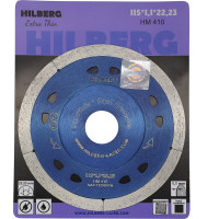 Диск алмазный отрезной Hilberg 115х22.23 Extra Thin 1.1 мм HM410