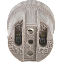 Патрон ЭРА Е27 подвесной, керамика, белый (Упаковка 50 шт) Б0043694